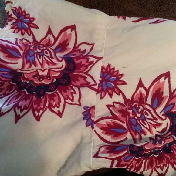 Old Navy Off the Shoulder Lined Floral Bell Sleeve Tunic Top /Mini Dress XS - Picture 12 of 12